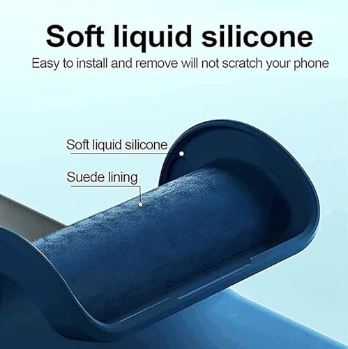 Image of Kapa Matte Protective Lens Flexible Back Cover for Samsung Galaxy S24 | Slim Silicone with Soft Lining Shockproof Full Body Bumper Case (Blue)