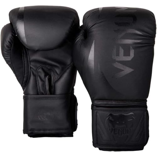 VENUM Challenger 2.0 Kids Guantes de Boxeo, Unisex-Youth, Negro/Blanco, 8-Ounce