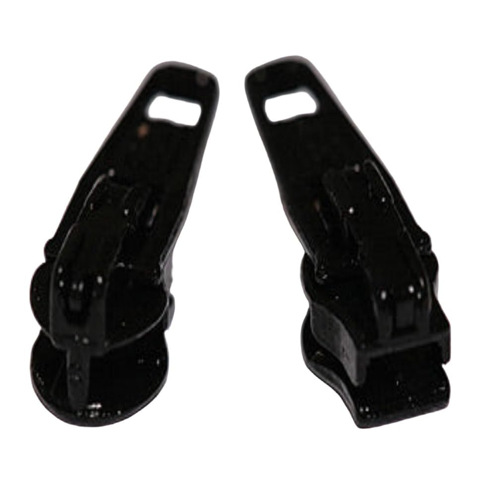 Black Barn Upholstery Supplies Auto-Lock No.3 Zip Sliders - /Bag Of 100
