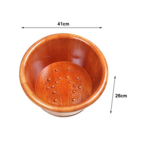Masajeador de pies Spa BABYCE en cubo de madera miniatura 3