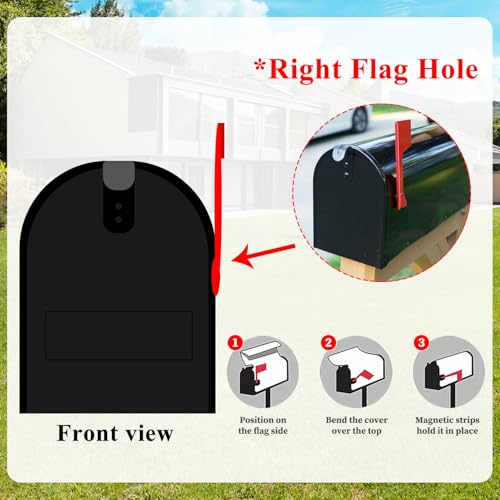 Image of Bible Verse Mailbox Cover Religious Motivational Quote Mailbox Covers Magnetic Mail Box Wrap Christian Easter Christmas Fiesta Decor for Outdoor Yard Mail Box Wraps Standard Size 21x18 Inch