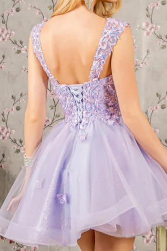 Glitter Tulle Homecoming Dresses for Teens Beaded Off Shoulder Short Prom Dresses Lace Cocktail Mini Dress4