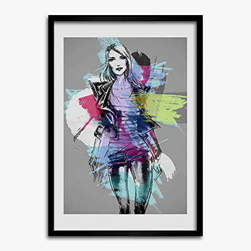 Affiche décorative moderne 40x60 cm Tulup pour habiller un mur vide avec élégance