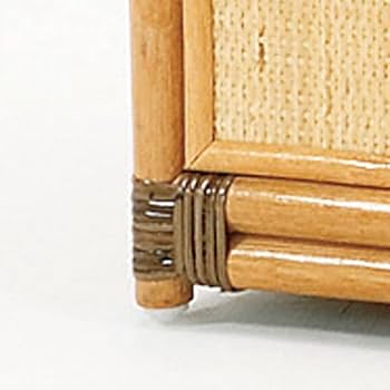 ラタン　チェスト　NISSAN製 籐・ラタンのキャスター付3段チェスト/W60×D40×H72//KZR-748