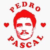 I Love Timothee Chalamet Pedro Pascal Cursed Fan Sticker Decal Car Window Water Bottle 5"