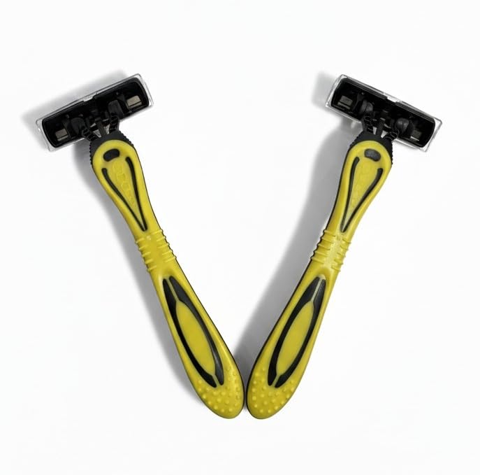 Image of WETELL Pure Comfort 3 Men's Disposable Razors - Triple Blade Shaving Razor for Smooth, Comfortable Shaves (WT202359)