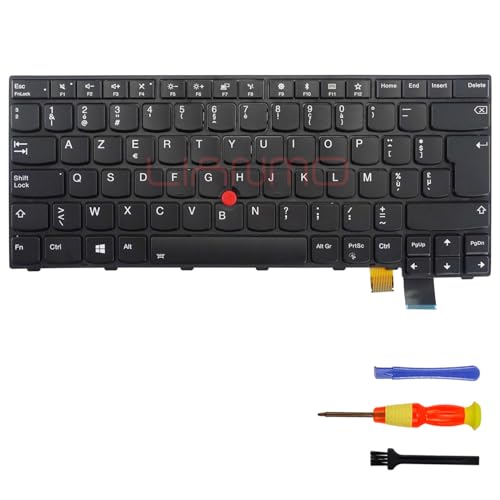 Clavier rétroéclairé pour Lenovo ThinkPad T470P AZERTY Belgique noir