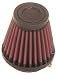 K&N RU-2580 Universal Clamp-On Air Filter: Round Tapered; 2 in (51 mm) Flange ID; 3 in (76 mm) Height; 3.125 in (79 mm) Base; 2 in (51 mm) Top