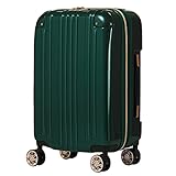 [レジェンドウォーカー] スーツケース (1泊2日 / SSサイズ / 32～39L / グリーン) 機内持ち込み 軽量 旅行用 (拡張機能/TSAロック/ダブルキャスター) キャリーケース バッグ [5122-48-GR]