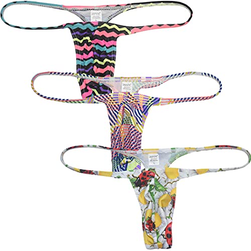 OROCOJUCO Sexy Men's Posing Micro Bikini Thong Underwear Slim Cut Swim G-string Hipster Tangas