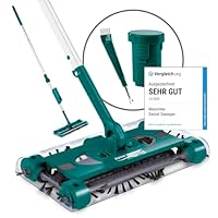 Swivel Sweeper Akku-Besen - einfache Krümelaufnahme - Kabellos, beutellos & wiederaufladbar - Bodenfeger mit rückenschonendem Knickgelenk & 360° Rotation - Maximale Flexibilität - Mühelose Reinigung