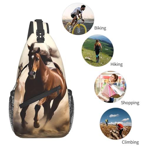 Mochila tipo bandolera ligera para senderismo y viajes miniatura 6