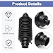 2PCS Universal Rack & Pinion Steering Boot Kit - Compatible with Most Car Models & Years