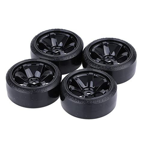 GoolRC 4PCS/Set 1/10 Drift Car Tires Hard Tyre Replacement for Traxxas HSP Tamiya HPI Kyosho On-Road...