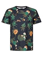 PETROL INDUSTRIES Men T-Shirt SS AOP M-1060-TSR6550 Black 4XL 100% ORGANIC COTTON regular plus fit AOP Normal wash without additions