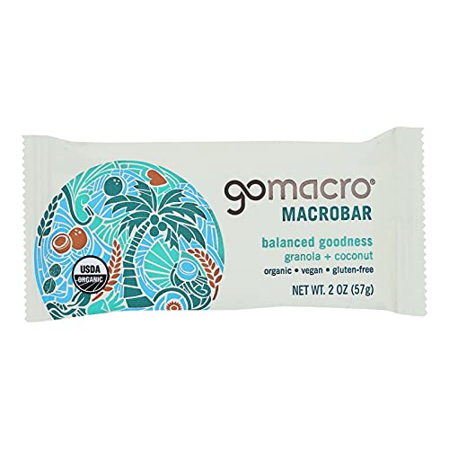 GoMacro Organic Macrobar, barra de 2 oz, sabor chocolate, pack x12 miniatura 1