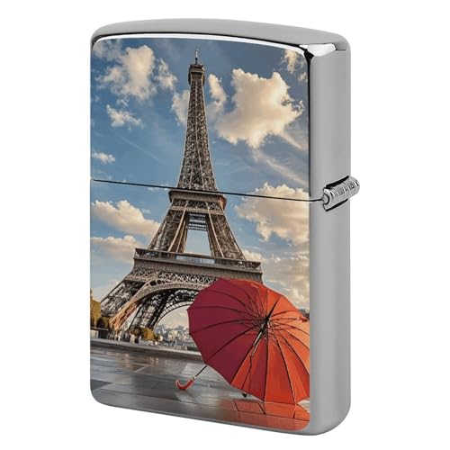 Briquet de poche tour Eiffel en métal double face haute finition