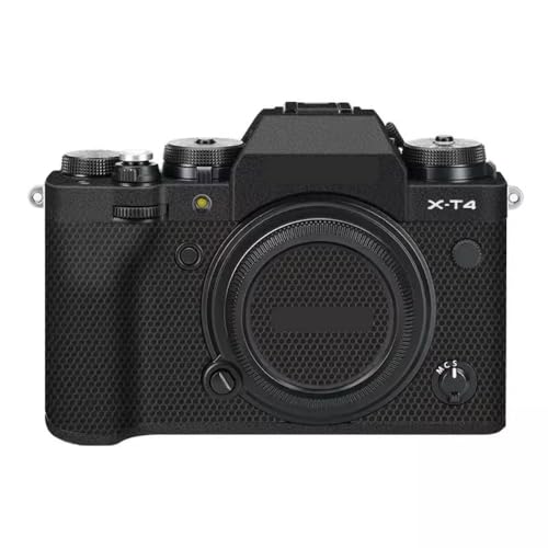 Anti-rayures Fujifilm X-T4 film de protection autocollant boîtier aspect cuir noir