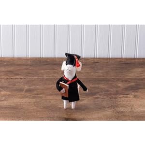 Primitives by kathy critter graduate mouse  urban country home decor