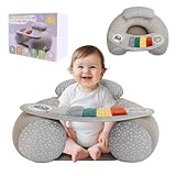 Facile à nettoyer et à transporter : la housse de chaise pour bébé est amovible et lavable, plus propre pour l'utilisation de bébé, le siège gonflable pour bébé peut être plié et rangé après le dégonflage, il peut être utilisé pour s'asseoir, nourrir, jouer, raconter des histoires et voyager, c'est une bonne aide à la maison ou en voyage à l'extérieur