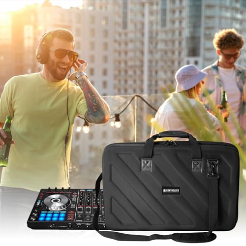Image of Hard Case Compatible with Pioneer DJ Controller RX,SX,SX2,SX3 /DDJ-FLX6 /Denon MC7000 Protective Carrying Storage Bag,Blcak(l-27.2 x 15.7 x 4 Inch)