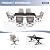 ALAULM 7-Piece Patio Dining Set,Outdoor Metal Dining Set with 6 Swivel Chairs & Rectangle Table with 1.5 Umbrella Hole, Patio Dining Table and Chairs for Backyard, Sand
