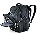 Swissdigital Terabyte TSA-Friendly Water-Resistant Large Backpack, Business Laptop Backpack for Men with USB Charging Port/RFID Protection Big School Bookbag Fits up to 15.6