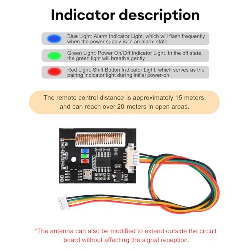 433M Funkfernbedienungsmodul, Empfängermodul zur Steuerung über eine serielle numerische Tastatur