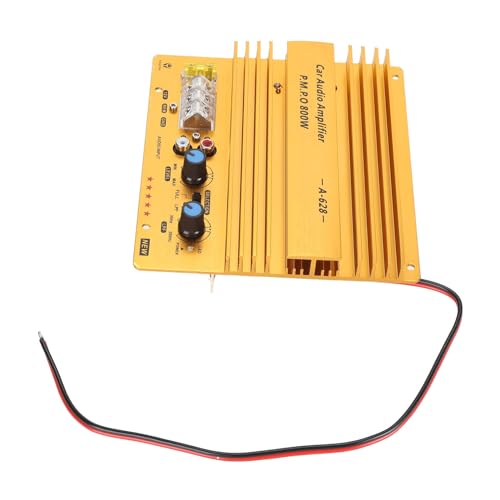 800W Car Audio High Power Amplifier Amp Board Powerful Bass Subwoofer Board 12V Aluminum Alloy Plate for Car Speaker Modification