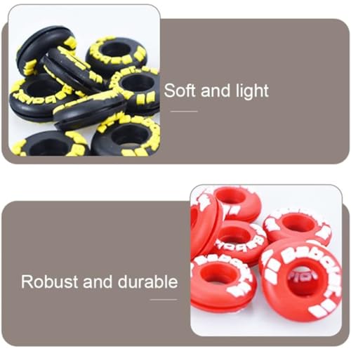 Tennisschläger Stoßdämpfer,8 Stück Silikon Stoßdämpfer Tennisschläger Dämpfer Vibrationsdämpfer Tennis Silikon Schläger Stoßdämpfer für Tennisschläger Lustiger Tennisschläger-Dämpfer-Stoßdämpfer