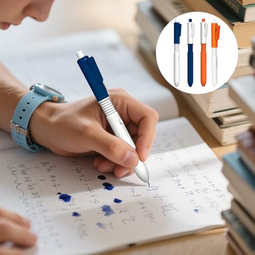 VVQWCY 4 Stück Spritzstifte, 2 In 1 Wasserspeiender Beschreibbarer Stifte,Streich Wasserpistolen Stift Spritzt für Streichtrick Pool Garten Strandgar Freien