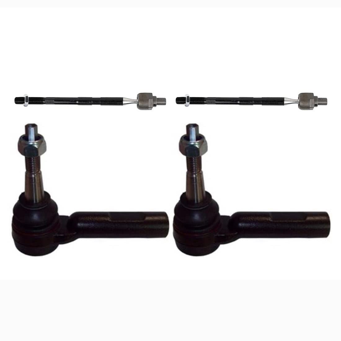 AUTO DNAUTO DN 4x Tie End Rod - Steering Tie Rod End Front Inner Outer Car Tie Rod For Chevrolet Cruze 2011-2015 For Chevy Cruze 2011-2015 For Chevrolet Volt 2011-2015 For Chevy Volt 2011-2015