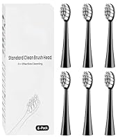 6 Pack Gum Care Replacement Brush Heads Compatible with Oclean Electric Toothbrush Heads for Oclean Spark, Flow, X Pro, X Pro Elite, X Pro Digital, X Lite, X10, X Ultra, Air2, F1 (White)
