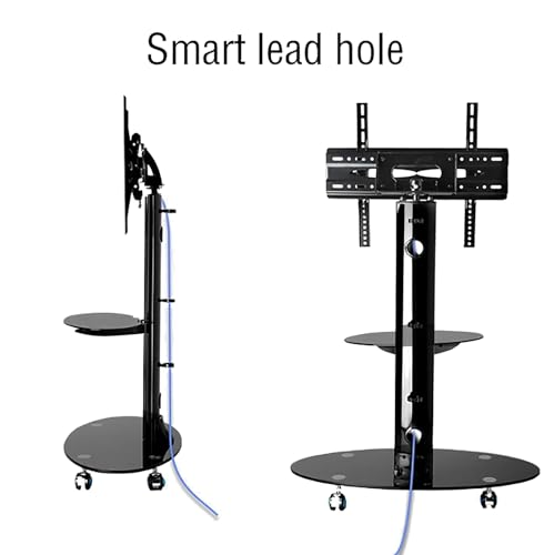 Soporte móvil de piso para TV de 32 a 65 pulgadas miniatura 7