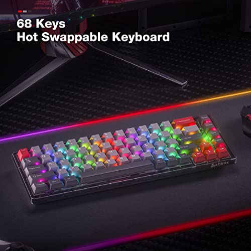 Image of Mechanical Keyboard, RGB Backlit red