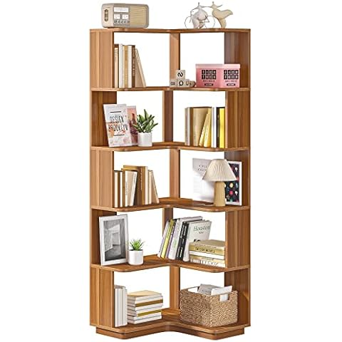 LITTLE TREE 6-Shelf Corner Bookshelf Cover