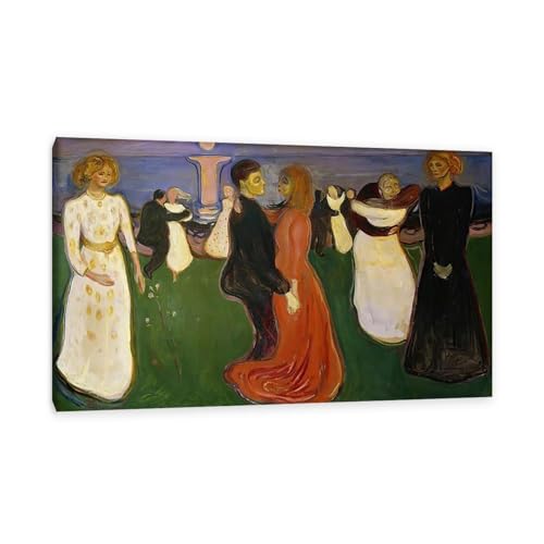 Peinture à l'huile Danse de la vie Munch pour sublimer le décor mural de votre salon