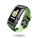 BIGCHINAMALL Reloj Inteligente Niño, Niña Pulsera Actividad Reloj Inteligente de para Deportivo Monitores Smartwatch Contador Pasos Pulsometro Deporte Relog Digitales Watch (Painted Green)