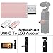 Produktbild MMLC Ersatztyp C USB C auf Micro USB Adapter Fast Adapter für DJI Osmo Pocket (Rose Gold)