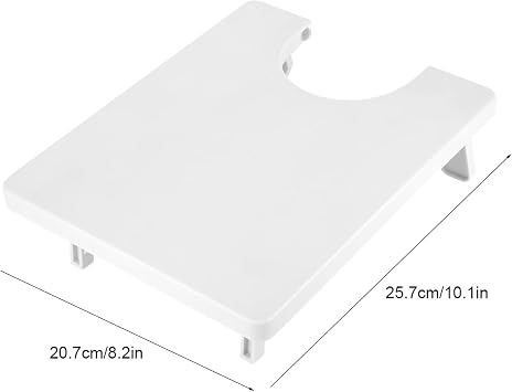 Solid Space-Saving Sewing Machine Table with Folding Legs and Extension Board