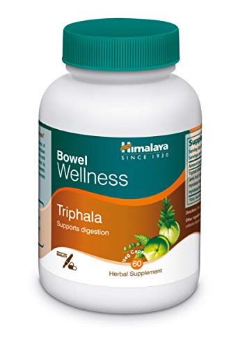 Himalaya Herbals Triphala Gut Detox Colon Cleanser Supports Digestion Relieves Constipation Herbal Veggie Capsule