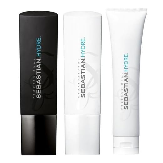 SEBASTIAN Hydre Aktion Trio Shampoo 250ml + Conditioner 250ml + Treatment 150ml
