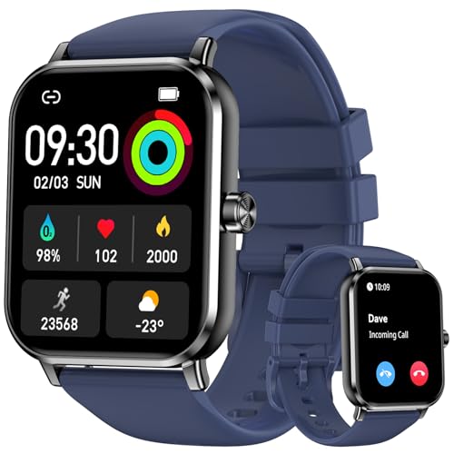 Ganopterygon Smart Watch 1.83" HD Touchscreen (Blue)