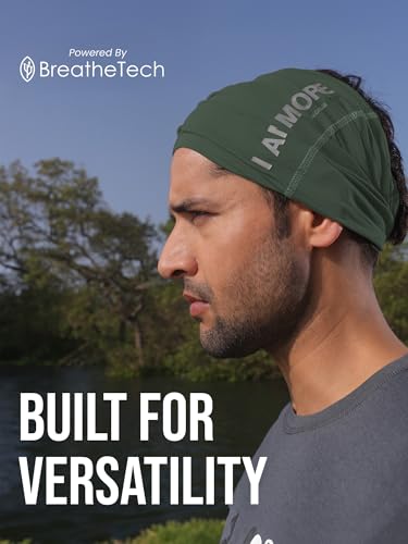 Image of Freecultr Unisex Bamboo Bandana, Anti Microbial Super Soft & Comfort Fit, Breathable Multipurpose Headband, Face Mask for Dust Protection - Pack of 10