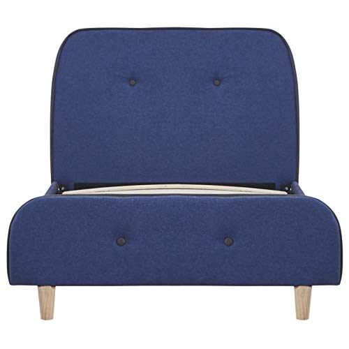 Lechnical Lattenbodem met lattenbodem voor wervelbed, blauw, stof, 90 x 200 cm, JB HR - Afbeelding 4