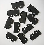 Replacement Parts for Printer PRTA18594 10 Pcs Dx5 Dx7 Print Head Wiper Uv Black for Ep-s0n for Roland for Mimaki for Mutoh for Allwin Human Printer Clean Wiper