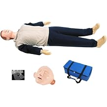 CPR Training Manikin Adult Full Body First Aid Educational Rescue Teaching Model for Medical Training Teaching Supplies