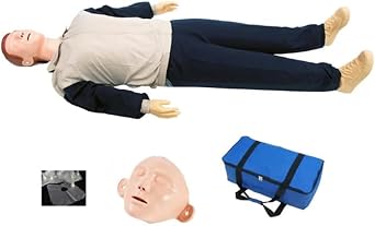 CPR Training Manikin Adult Full Body First Aid Educational Rescue Teaching Model for Medical Training Teaching Supplies