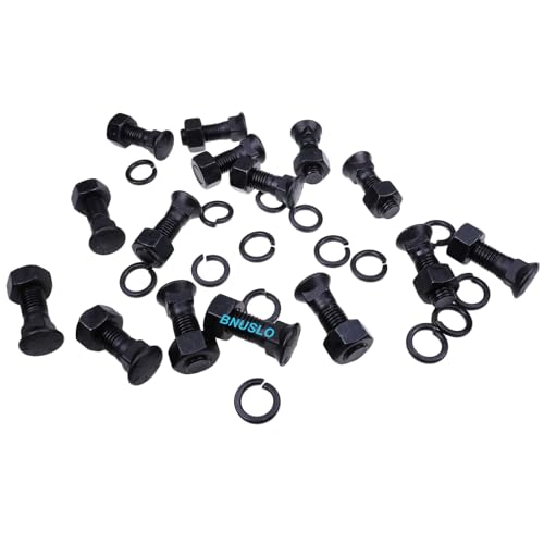 Image of 15 Plow Bolt Nut Washer Blades Cutting Edge 3 /4 10X2 1 /2 Grade 8 Dome Head 5J4773 2J3506 5P8248