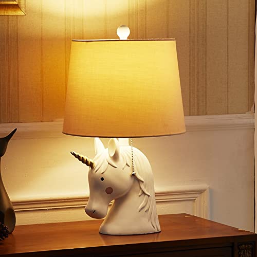 Lampe de Chevet Moderne Simple Licorne Creative SalonDécorative Lampe Princess Rose Lampe de Bureau de Style européen Chambre de Chevet Lampe de Chevet Chambre